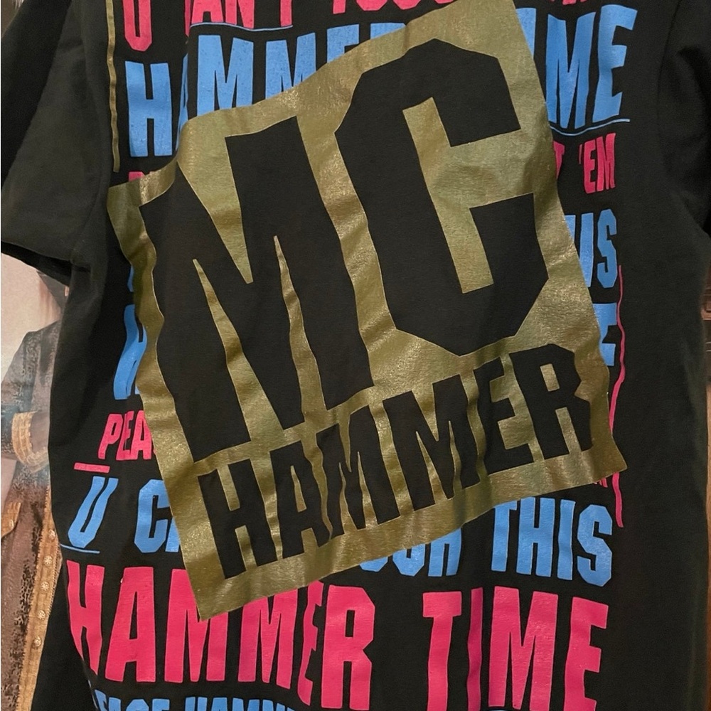 vintage mf hammer graphic tshirt AOP 1990 size xl - Picture 5 of 8